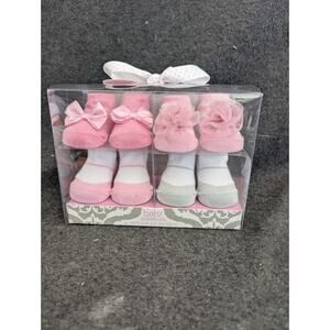 Baby Essentials Four Pack Of Socks‎ Brand New Gift Girl